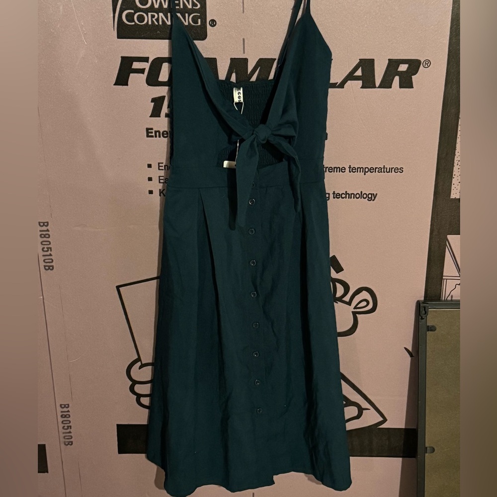 Wish Dark Teal Strapless Dress